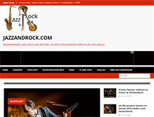 Tablet Screenshot of jazzandrock.com